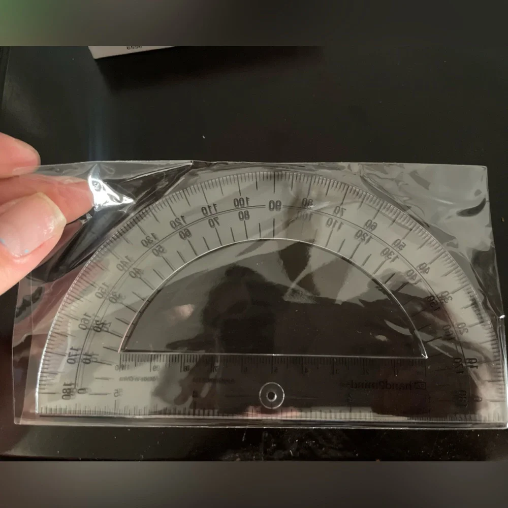 Clear Protractor - Picture 1 of 2